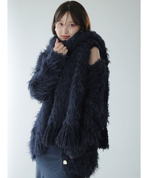 SNIDEL（スナイデル） カーディガン シャギーカーディガン レディース