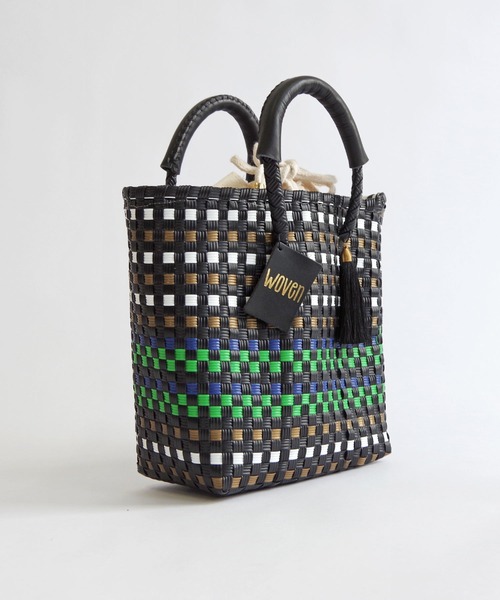 かごバッグ カゴバッグ WOVEN (ウーヴン) /ミニトート メキシコ製 ミニ