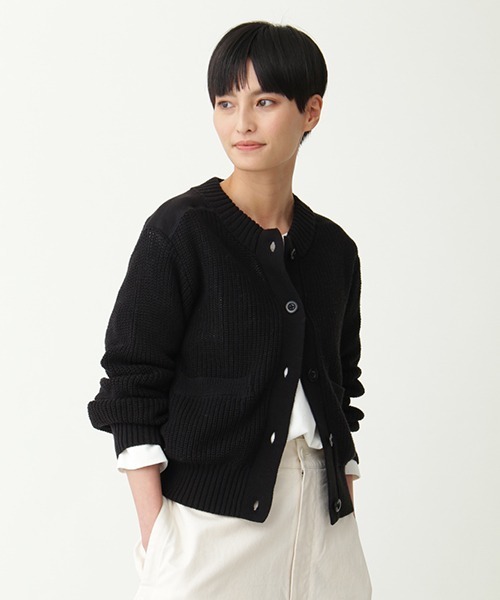 MHL.（エムエイチエル） ニットカーディガン 2 ブラウン レディース