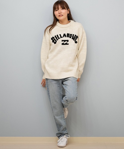 BILLABONG（ビラボン） ニット セーター ARCH LOGO JQ CREW SWEATER