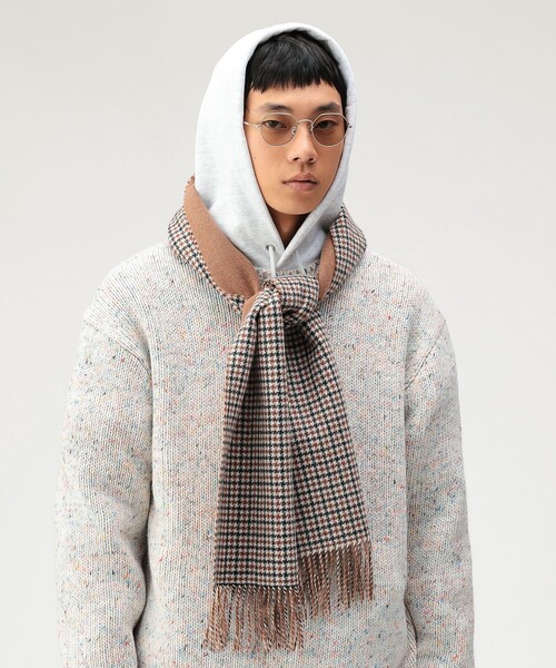 BEAMS（ビームス） セーター ニット 3ゲージ カラーネップ クルー