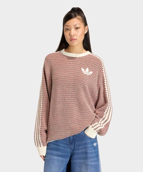 adidas（アディダス） ニット セーター KNIT SWEATER オーバーサイズ