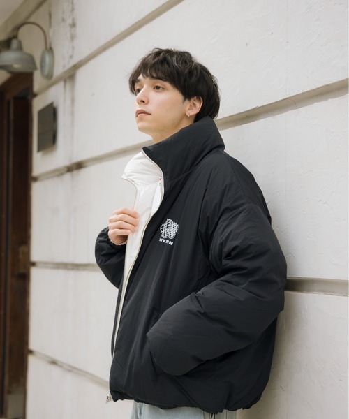 kaoyorinakami ダウンジャケット ダウン flower reversible down