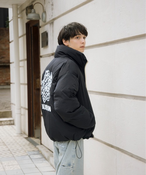 kaoyorinakami ダウンジャケット ダウン flower reversible down