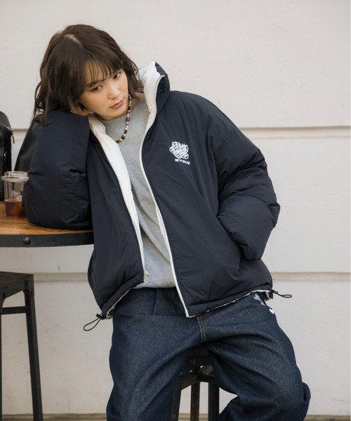 kaoyorinakami ダウンジャケット ダウン flower reversible down