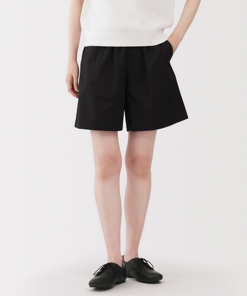 無印良品（MUJI） パンツ 婦人 洗いざらし ブロードショートパンツ