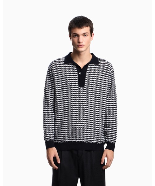 EMPORIO ARMANI セーター ニット 「エンポリオ アルマーニ」Icon ポロ