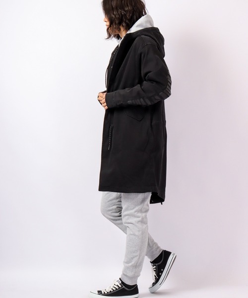 FLASH PACKER（フラッシュパッカー） モッズコート コート 裏フリース