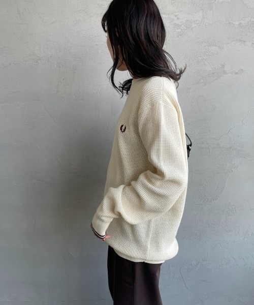 FRED PERRY（フレッドペリー） ニット セーター ワンポイントロゴ刺繍