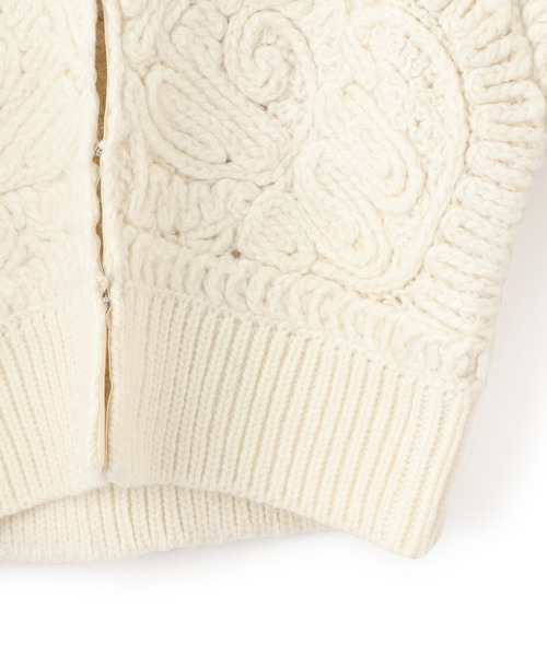 ADAM ET ROPE'（アダムエロペ） カーディガン コードレースパターン