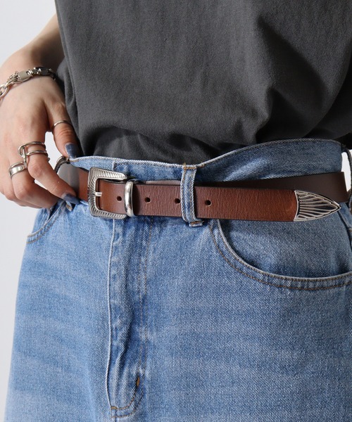 Lee（リー） ベルト ナローウエスタンベルト メンズ レディース