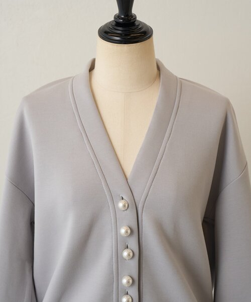 BEARDSLEY（ビアズリー） カーディガン パール釦ダンボール