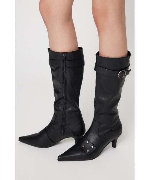 LAGUA GEM（ラグアジェム） ブーツ FIT POINTED ブーツ レディース