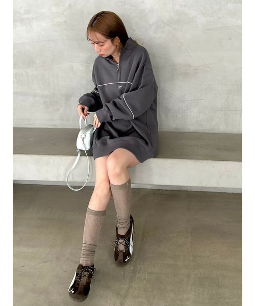 PUMA（プーマ） ワンピース 「SNIDEL×PUMA」スエットワンピース