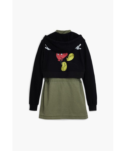 Desigual（デシグアル） モッズコート コート ミッキーマウス異素材