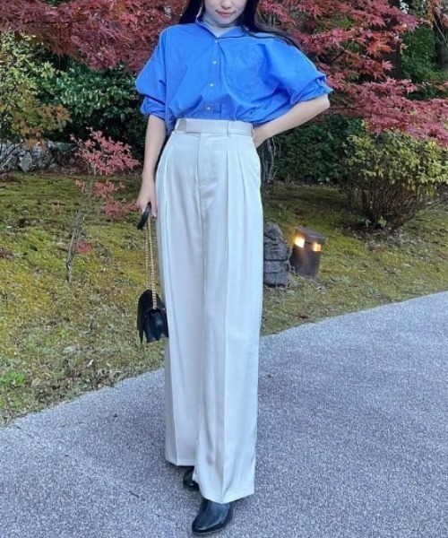 anuans（アニュアンス） シャツ ブラウス スタンダードシャツ