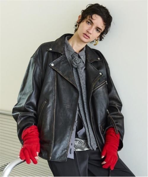 MAISON SPECIAL（メゾンスペシャル） レザージャケット ライダース