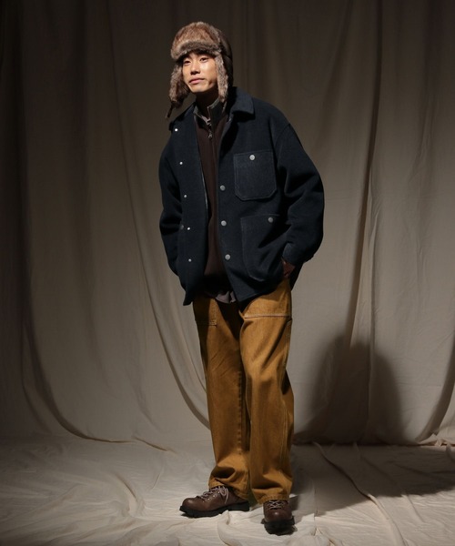 niko and…（ニコアンド） カバーオール ウーリーテックカバーオール