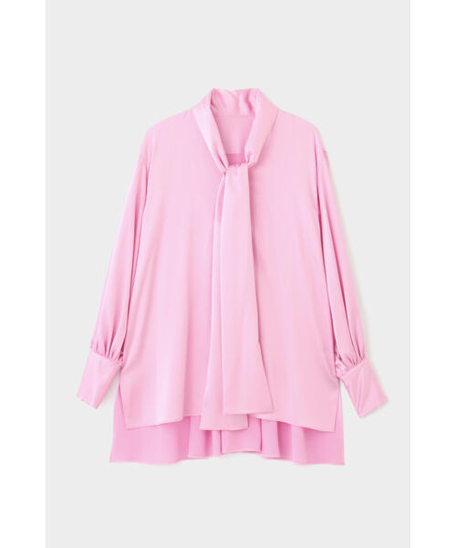 LE PHIL（ル フィル） ブラウス シャツ クラシックサテンブラウス