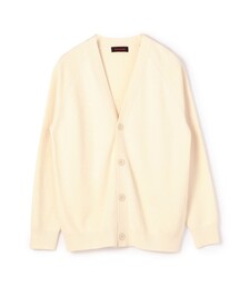 CABaN（キャバン） カーディガン コットンカシミヤ バイカラーVネック