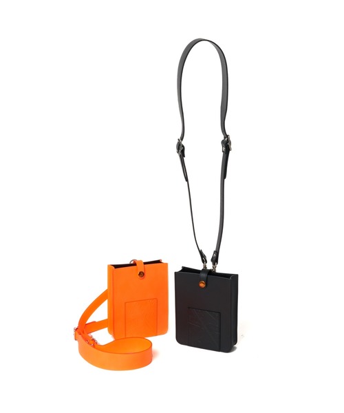 STUDIO SEVEN ショルダーバッグ Leather Caution Mini Shoulder Bag