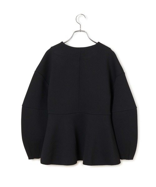 ADAM ET ROPE'（アダムエロペ） カーディガン ミックスボタンペプラム