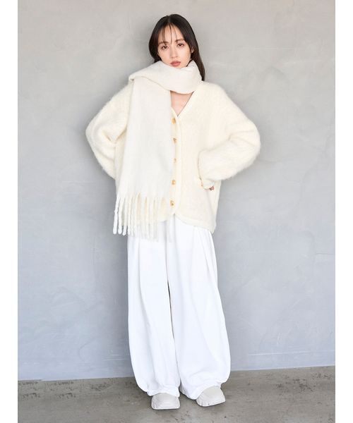 SNIDEL（スナイデル） ジャケット ノーカラージャケット ファーライク