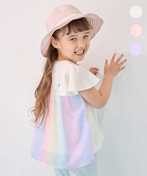 ANY（エニィ） tシャツ ひらひら バックシャンTシャツ キッズ 子供服