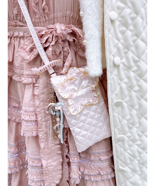 PINK HOUSE（ピンクハウス） コート アウター フリルフード付き