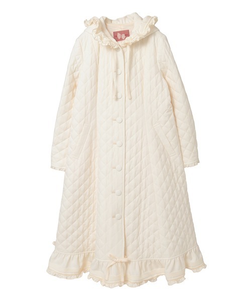 PINK HOUSE（ピンクハウス） コート アウター フリルフード付き