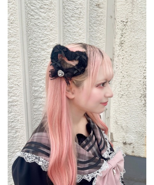 Ank Rouge（アンクルージュ） ヘアピン ファーのハートピン : ZOZOTOWN