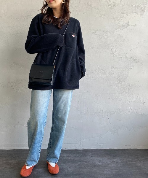 Danton（ダントン） アウター フリース ノーカラープルオーバー