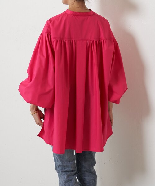 BEARDSLEY（ビアズリー） ブラウス シャツ ソデリブフレアシャツ