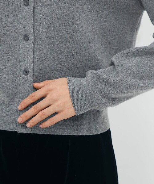 CABaN（キャバン） カーディガン コットンカシミヤ クルーネック