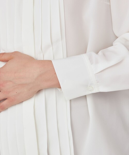 Ballsey（ボールジィ） ブラウス シャツ クリアデシン メタルボタン