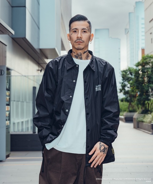 Subciety（サブサエティ） ナイロンジャケット Laughing man COACH JKT