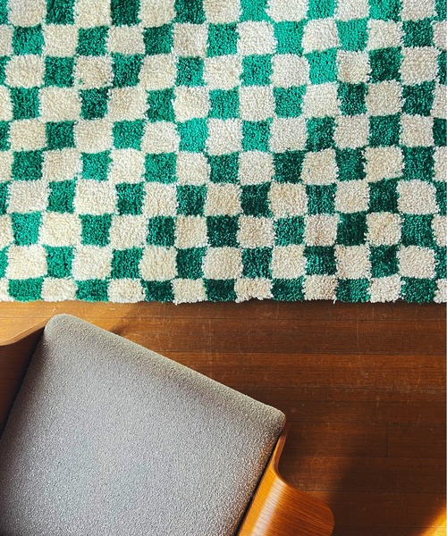 BRID（ブリッド） ラグ ラグマット .ブリッド モロッコ チェッカー