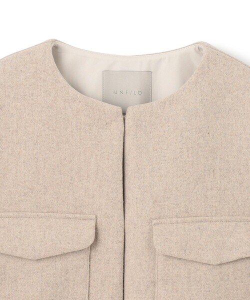 UNFILO（アンフィーロ） ジャケット ノーカラージャケット ウール