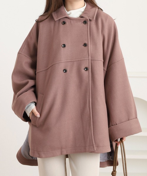 新品未使用✨【LA MODE】ラモード ポンチョコート ウールコート L〜XL