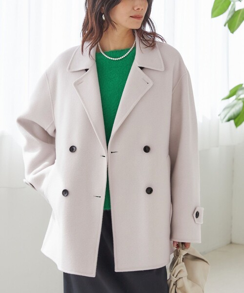 SHIPS（シップス） ピーコート pコート SUPER140 ダブル フェイス