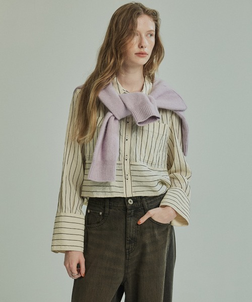 PUBLIC TOKYO（パブリックトウキョウ） ブラウス シャツ ダブル