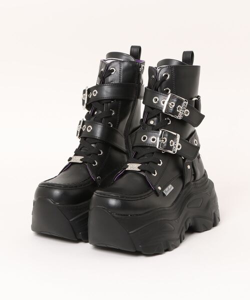 YOSUKE（ヨースケ） ブーツ 「YOSUKE」厚底ベルトスニーカーブーツ