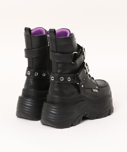 YOSUKE（ヨースケ） ブーツ 「YOSUKE」厚底ベルトスニーカーブーツ