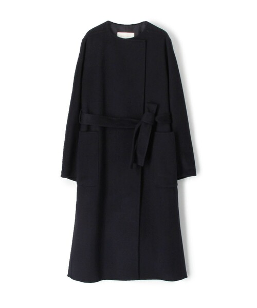 Ballsey（ボールジィ） ノーカラーコート コート プレミアムウール