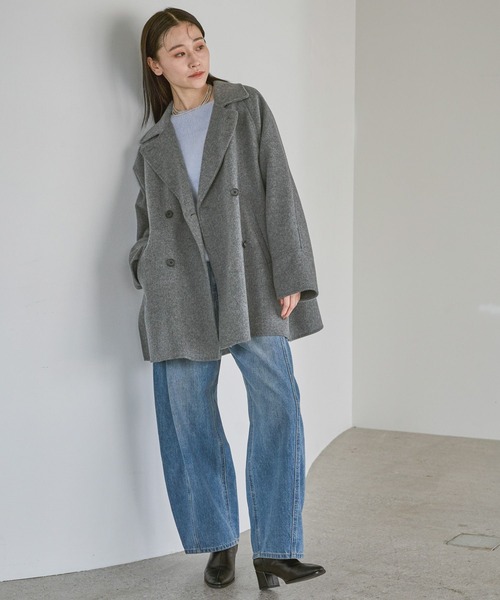 A part by（アパートバイ） コート アウター カシープミドルジャケット