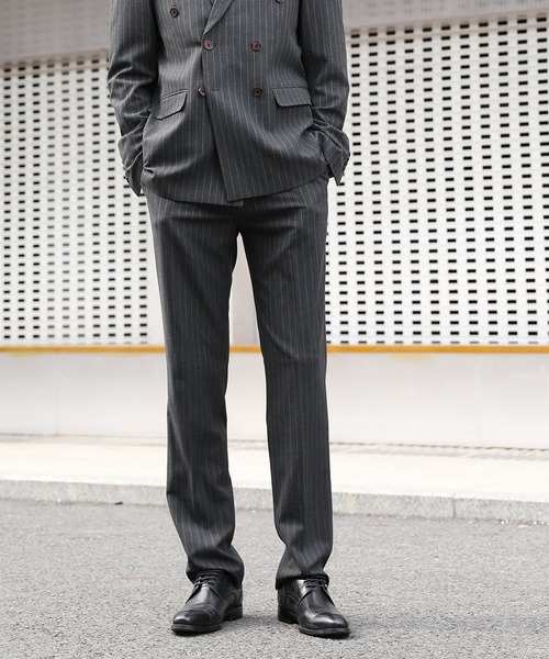 Cloudstyle セットアップ 「Cloudstyle」ストライプ ダブルブレスト