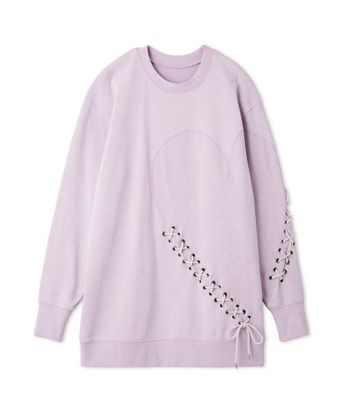 FURFUR（ファーファー） ワンピース ハートレースアップスウェット