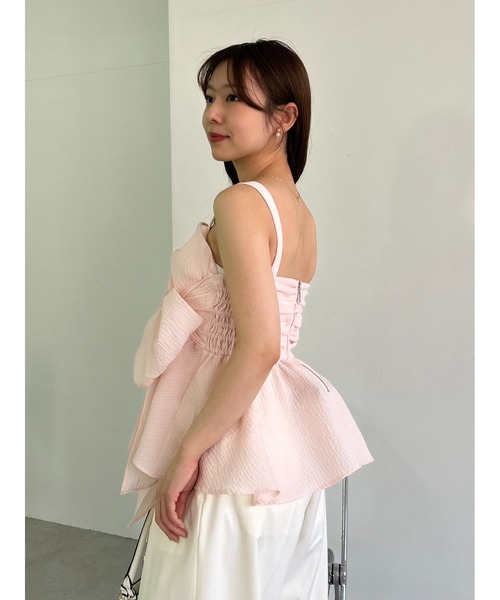 FRAY I.D（フレイ・アイディー） ブラウス シャツ 2wayリボントップス