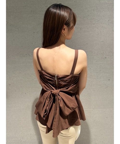 FRAY I.D（フレイ・アイディー） ブラウス シャツ 2wayリボントップス