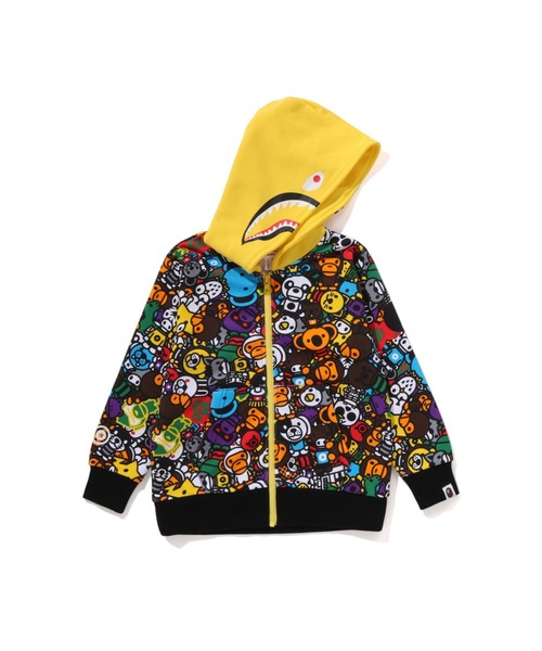 A BATHING APE（アベイシングエイプ） パーカー MILO ALL SAFARI SHARK
